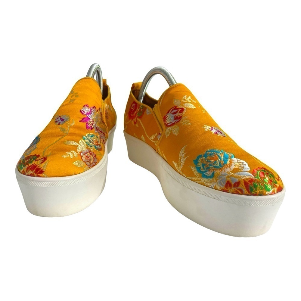Golo Vivian Platform Silk Floral Shoes  Size 10 - Picture 2 of 12